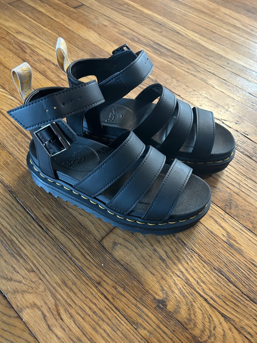 Dr. Martens Black Blaire Sandals